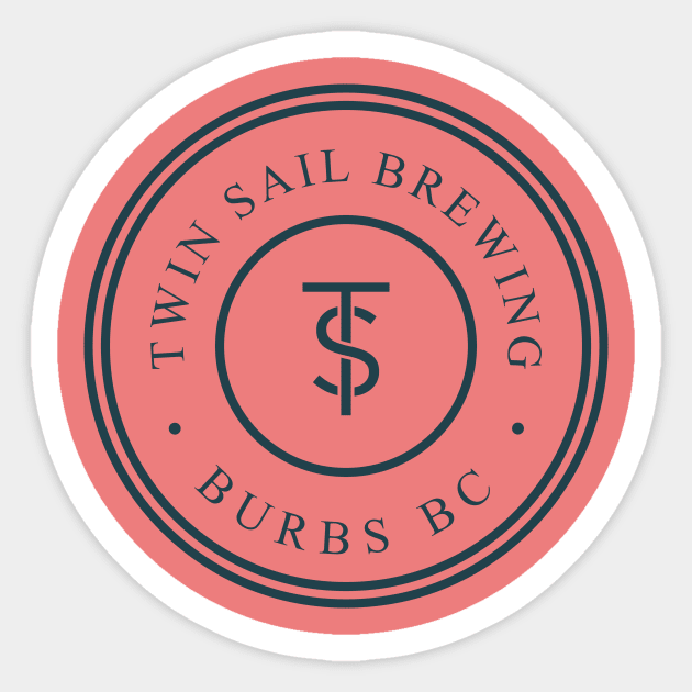 Twin Sail Brewing Sticker by reggie2327